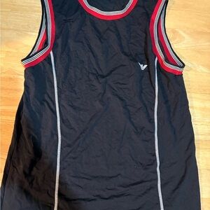 Emporio Armani Black Top with Red Trim